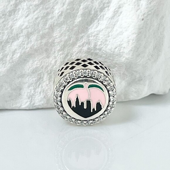 Pandora Jewelry - Pandora Atlanta Georgia Peach Charm S925 Silver Bead Charm